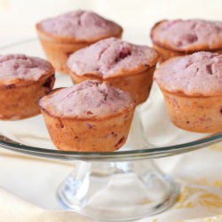 Raspberry Muffins - Recipe photo by Whats Cookin with Mary