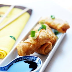 Chinese Spring Rolls - Recipe photo by Elena Sandor