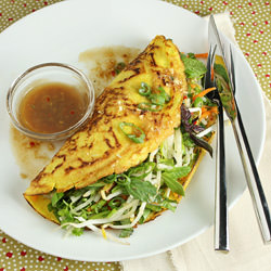Vegetarian Vietnamese Pancakes - Recipe photo by foodnouveau