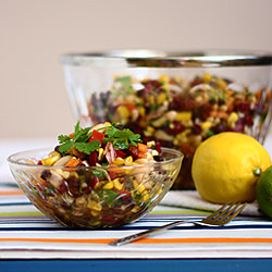 Mexican Bean Salad - Recipe photo by culinaryadventuresinthekitchen