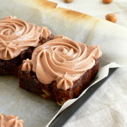 Banana Nutella Brownies - Recipe photo by butterchantilly