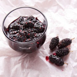 Mulberry Balsamic Preserve - Recipe photo by nonchalantgourmand
