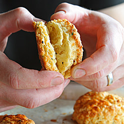 Cheddar-Herb Biscuits - Recipe photo by Lucy Vaserfirer