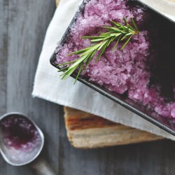 Moroccan Mint + Hibiscus Granita - Recipe photo by Kimber_Hills