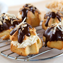 Coconut Cream Puffs - Recipe photo by EvilShenanigans