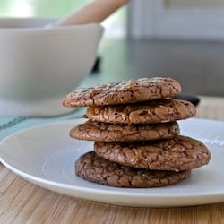 Chocolate Bourgon Toffee Cookies - Recipe photo by theincuisition