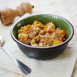 Pork with Tomatoes - Recipe photo by thehungrygiant