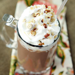 Vegan Coconut Almond Hot Chocolate - Recipe photo by ourapronstrings