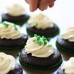 Chocolate Stout Cupcakes - Recipe photo by ginaswwrecipes