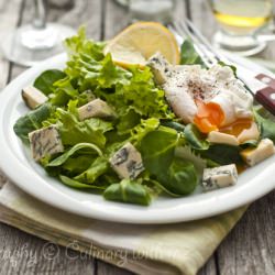 Fresh Green Salad with Baby Spinach - Recipe photo by vanillla