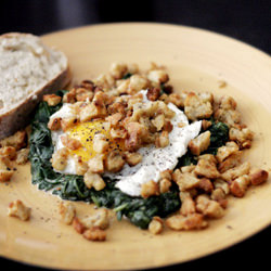 Eggs over Creamed Spinach - Recipe photo by herbielikesspaghetti