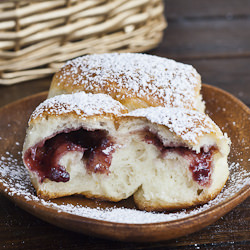 Berry Jam Filled Buns - Recipe photo by jocooks