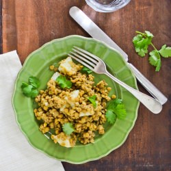 Lentil Curry Potato Salad - Recipe photo by apricosa