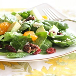 Quick and Easy Spinach Salad - Recipe photo by eatatallies