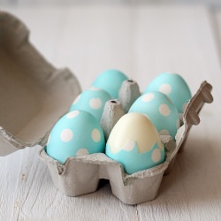 Polka Dot Easter Eggs - Recipe photo by SandeeA