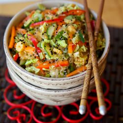 Inside Out Spring Roll Salad - Recipe photo by KristinaVanni