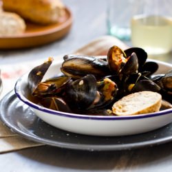 Garlic Chili Mussels - Recipe photo by WholesomeCook