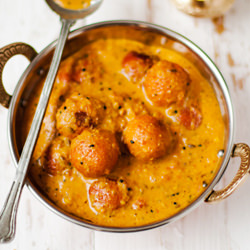 Fried Cheese Balls in Tomato - Recipe photo by PureVegetarianByLakshmi