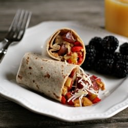 Chicken & Apple Sausage Burritos - Recipe photo by myadventuresinthecountry