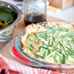 Potato Leek Quiche - Recipe photo by lighterandlocal
