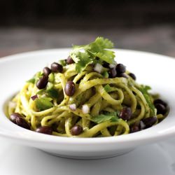 Linguini, Smoky Avocado Sauce - Recipe photo by Taste With The Eyes
