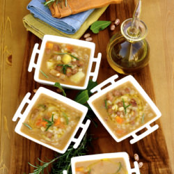 Zuppa di Fagioli e Orzo - Recipe photo by Apron and Sneakers