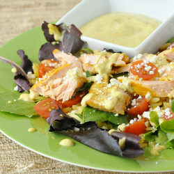 Chop Chop-Style Salmon - Recipe photo by peasandcrayons