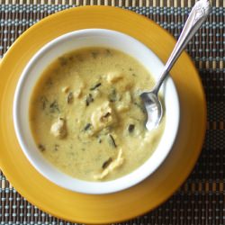 Creamy Chicken and Wild Rice Soup - Recipe photo by scratch to plate