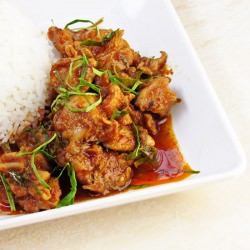 Quick Aromatic Stir Fried Chicken - Recipe photo by homewarming