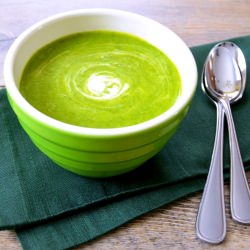 Watercress and Potato Soup - Recipe photo by MPJ