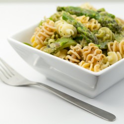 Lemon Asparagus Pasta - Recipe photo by soundspicy