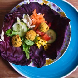 Healthy Baked Falafel - Recipe photo by notyourmamasdinner
