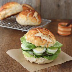 Dutch Crunch Bread - Recipe photo by Dishesfrommykitchen