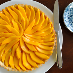Mango Coconut Fruit Tart - Recipe photo by rachelcooksthai