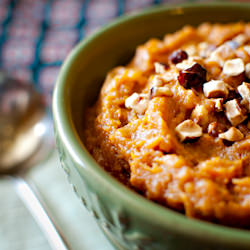 Root Beer Braised Sweet Potato Mash - Recipe photo by ourapronstrings