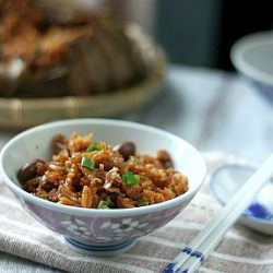 Savory Lotus Leaf Steamed Rice - Recipe photo by josim