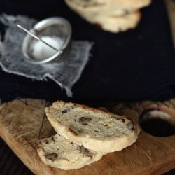 Chocolate Pecan Biscotti - Recipe photo by Miuda