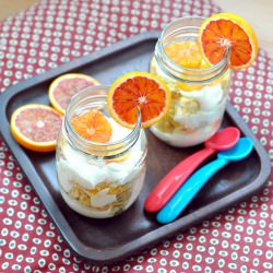 Vanilla Cake, Yogurt and Blood Orange - Recipe photo by prairiesummers