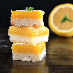 Meyer Lemon Bars - Recipe photo by Collaborativecurry
