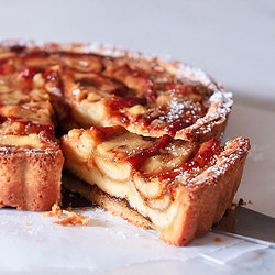 Caramelised Banana Tart - Recipe photo by bahbahgah