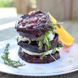Roasted Beet and Goat Cheese Salad - Recipe photo by cookingbymoonlight