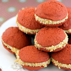 Red Velvet Whoopie Pies - Recipe photo by thecaffeinatedkitchen
