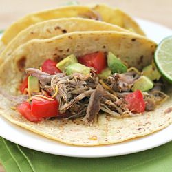 Slow Cooker Pulled Pork Tacos - Recipe photo by eatdrinklove