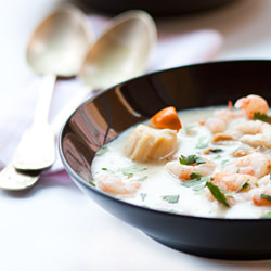 Scallops & Prawns Mini-Pot - Recipe photo by gasparzinha