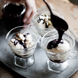The Best Chocolate Fudge Sauce - Recipe photo by The Sophisticated Gourmet