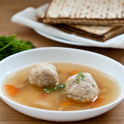 Homemade Matzo Ball Soup - Recipe photo by kmartinelli