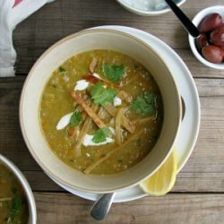 Creamy Lentil Soup - Recipe photo by My Darling Lemon Thyme