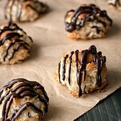 Almond Joy Coconut Macaroons - Recipe photo by foodpluswords
