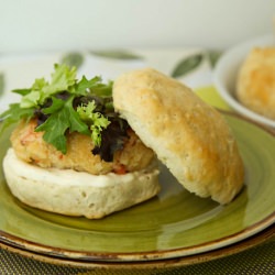 \Shrimp Scampi Burgers - Recipe photo by KristinaVanni