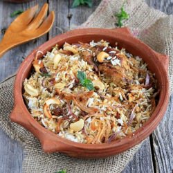 Hyderabad Chicken Dum Biryani - Recipe photo by Collaborativecurry